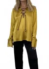 Ekd Collection Women's Stardust Top In Honeycomb In Green