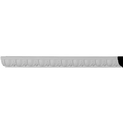Ekena Millwork 1 1/4"h X 5/8"p X 94 1/2"l Egg & Dart Panel Moulding In White