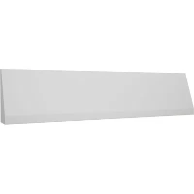 Ekena Millwork 1 5/8 In. H X 11/16 In. P X 84 In. L, Truecraft Pvc Bifold Stop Moulding, White