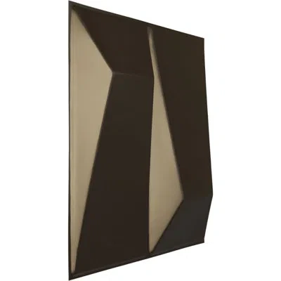 Ekena Millwork 11 7/8"w X 11 7/8"h Locke Endurawall Decorative 3d Wall Panel, Textured Metallic Galaxy (covers 0.98 In Dark Bronze