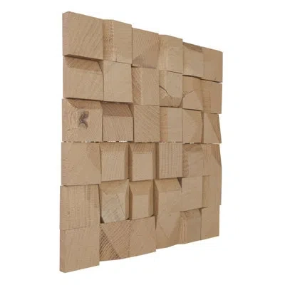Ekena Millwork 11 7/8"w X 11 7/8"h X 1/2"p Sierra Wood Mosaic Wall Tile, Oak In Oak;brown