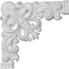 Ekena Millwork 11"w X 11"h Sofia Panel Moulding Corner In White