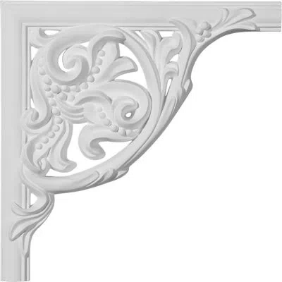 Ekena Millwork 11"w X 11"h X 1"p Kepler Panel Moulding Corner In White
