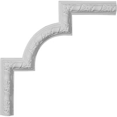 Ekena Millwork 13 1/2"w X 13 1/2"h Kendall Panel Moulding Corner In White