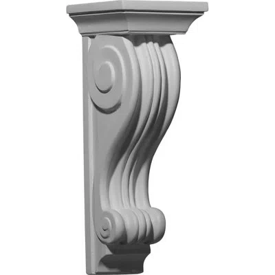 Ekena Millwork 14'' H X 5'' W X 6'' D Urethane Bracket/corbel In Gray