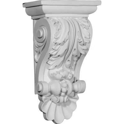 Ekena Millwork 14.875'' H X 8'' W X 5'' D Urethane Bracket/corbel In Gray