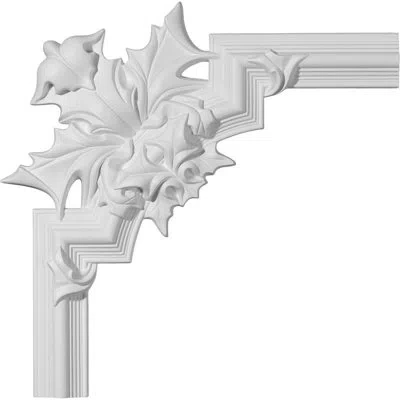 Ekena Millwork 19 5/8"w X 19 5/8"h, Bedford Panel Moulding Corner In White