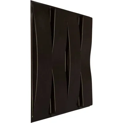 Ekena Millwork 19 5/8"w X 19 5/8"h Caputo Endurawall Decorative 3d Wall Panel, Universal Metallic (covers 2.67 Sq.  In Rustic Mist