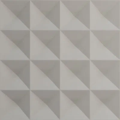 Ekena Millwork 19 5/8"w X 19 5/8"h Cornelia Endurawall Decorative 3d Wall Panel, Cover (covers 2.67 Sq. Ft.) In Silver