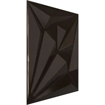 Ekena Millwork 19 5/8"w X 19 5/8"h Diamond Endurawall Decorative 3d Wall Panel, Textured Metallic (covers 2.67 Sq.  In Rustic Mist