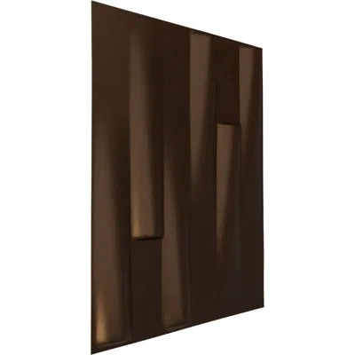 Ekena Millwork 19 5/8"w X 19 5/8"h Hamilton Endurawall Decorative 3d Wall Panel, Metallic Silver Metallic (covers 2 In Metallic Antique Brass