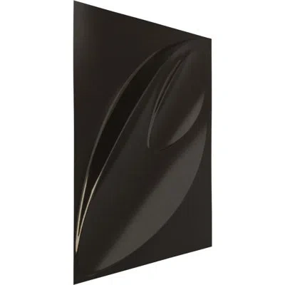 Ekena Millwork 19 5/8"w X 19 5/8"h Iris Endurawall Decorative 3d Wall Panel, Metallic Silver Metallic (covers 2.67  In Metallic Charcoal
