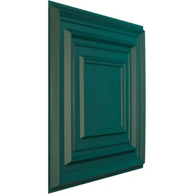 Ekena Millwork 19 5/8"w X 19 5/8"h Multiplex Endurawall Decorative 3d Wall Panel, Ultracover (covers 2.67 Sq. Ft.) In Ultracover Satin Lagoon