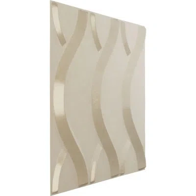 Ekena Millwork 19 5/8"w X 19 5/8"h Nexus Endurawall Decorative 3d Wall Panel, Metallic Dark Steel (covers 2.67 Sq.  In Universal Metallic Pearl Mist