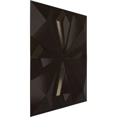 Ekena Millwork 19 5/8"w X 19 5/8"h Nikki Endurawall Decorative 3d Wall Panel, Textured Metallic Galaxy (covers 2.67 In Universal Metallic Rustic Mist