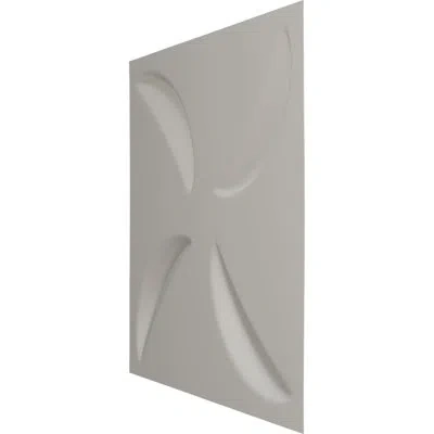 Ekena Millwork 19 5/8"w X 19 5/8"h Pinwheel Endurawall Decorative 3d Wall Panel, Metallic Dark Bronze (covers 2.67 