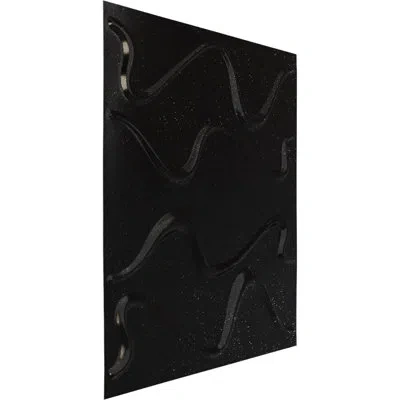 Ekena Millwork 19 5/8"w X 19 5/8"h Versailles Endurawall Decorative 3d Wall Panel, Metallic Dark Steel (covers 2.67 In Textured Metallic Galaxy