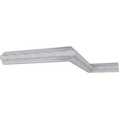 Ekena Millwork 1"h X 5/8"p X 94 1/2"l Bulwark Rope Panel Moulding In White