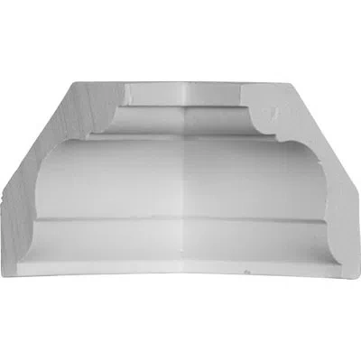 Ekena Millwork 2 1/4"h X 2 1/4"w X 2 1/4"d Inside Corner Matches For Moulding In White