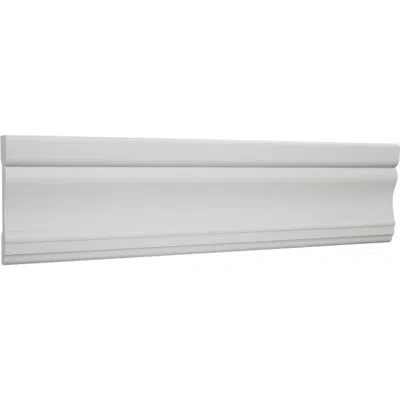 Ekena Millwork 2 3/4 In. H X 5/8 In. P X 96 In. L, Truecraft Pvc West Coast Casing Moulding, White