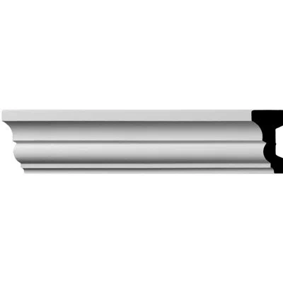 Ekena Millwork 2 3/4"h X 1 3/8"p X 94 1/2"l Classic Panel Moulding In Off-white