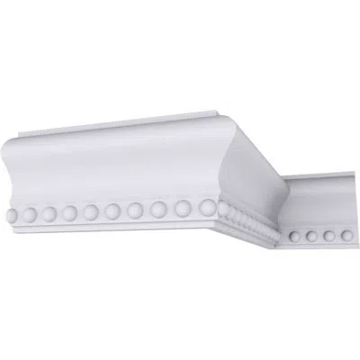 Ekena Millwork 2 3/4"h X 1"p X 94 1/2"l Edwards Chair Rail Moulding In White