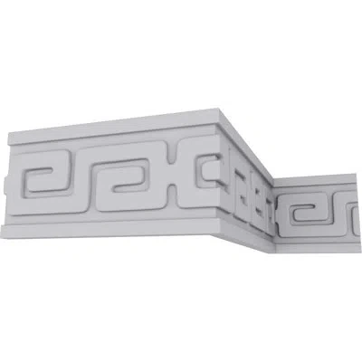 Ekena Millwork 2 3/4"h X 3/8"p X 94 1/2"l Eris Panel Moulding In White