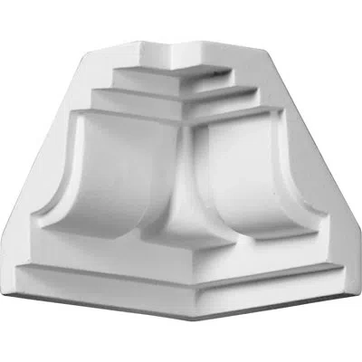 Ekena Millwork 2 5/8"h X 2 3/4"d Inside Corner Matches For Moulding In White