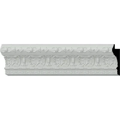 Ekena Millwork 2 5/8"h X 3/4"p X 94 1/2"l Piedmont Chair Rail In White
