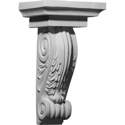 Ekena Millwork 20.25'' H X 11.625'' W X 8.625'' D Urethane Bracket/corbel In White