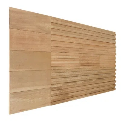 Ekena Millwork 23 3/4"w X 11 7/8"h X 1/2"p Milano Wood Mosaic Wall Tile, Rosewood In Rosewood;brown