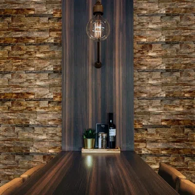 Ekena Millwork 23 3/4"w X 11 7/8"h X 3/4"p Shipboard Boat Wood Mosaic Wall Tile, Natural Finish In No;no