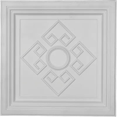 Ekena Millwork 23 7/8"w X 23 7/8"h X 2 1/2"d Ceiling Tile In White
