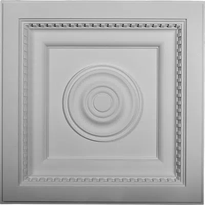 Ekena Millwork 23 7/8"w X 23 7/8"h X 3"d Ceiling Tile In White