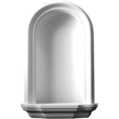 Ekena Millwork 27 1/2"h X 16 5/8"w X 7 3/8"d Traditional Wall Niche In White