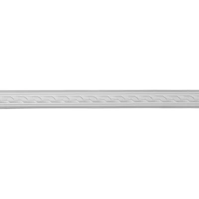 Ekena Millwork 2"h X 3/4"p X 94 1/2"l Valeriano Ribbon Panel Moulding In Off-white