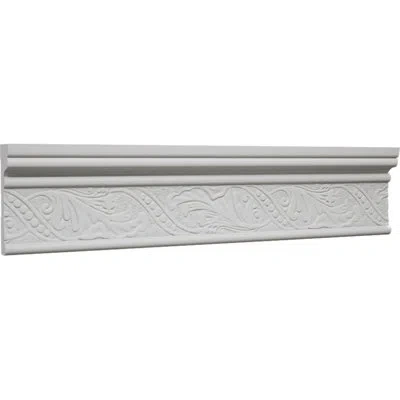 Ekena Millwork 3 1/2 In. H X 1 1/32 In. P X 96 In. L, Truecraft Pvc Decorative Casing Moulding, White