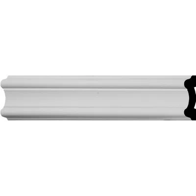 Ekena Millwork 3 1/8"h X 3/4"p X 94 1/2"l Emeryville Panel Moulding In White