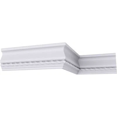 Ekena Millwork 3 1/8"h X 3/4"p X 94 1/2"l Maria Chair Rail Moulding In White