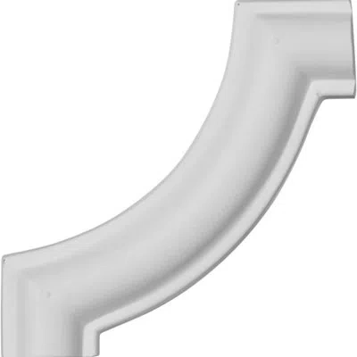 Ekena Millwork 3 1/8"w X 3 1/8"h Traditional Panel Moulding Corner In White