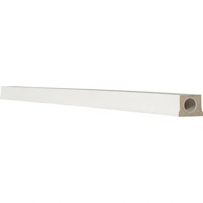 Ekena Millwork 3 3/4"h X 4 1/4"w X 4 1/4"d Bottom Rail In White