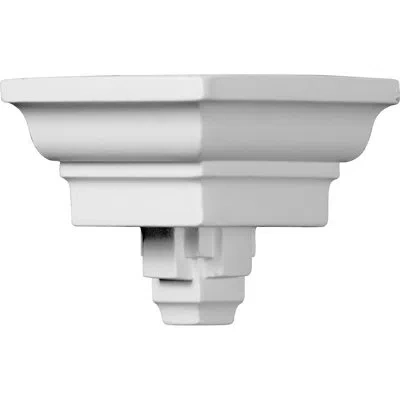 Ekena Millwork 3 3/8"p X 3 3/8"h Outside Corner Moulding In White