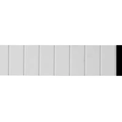 Ekena Millwork 3 7/8"h X 1/2"p X 94 1/2"l Lunel Panel Moulding In White