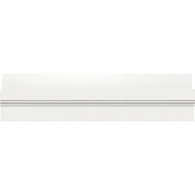 Ekena Millwork 3"h X 1 1/4"p X 96"l Nail Fin Brick Mould, Pvc In White