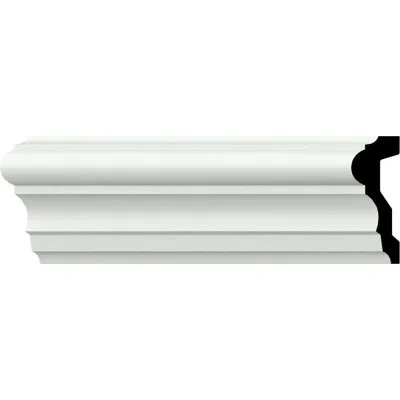 Ekena Millwork 4 1/4"h X 1 5/8"p X 94 1/2"l Claremont Chair Rail In White