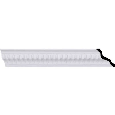 Ekena Millwork 4 3/4"h X 4 3/4"p X 6 3/4"f X 94 1/2"l Linus Crown Moulding In White