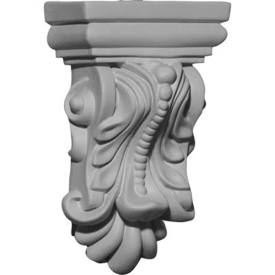 Ekena Millwork 4.25'' H X 2.25'' W X 2.25'' D Urethane Bracket/corbel In White