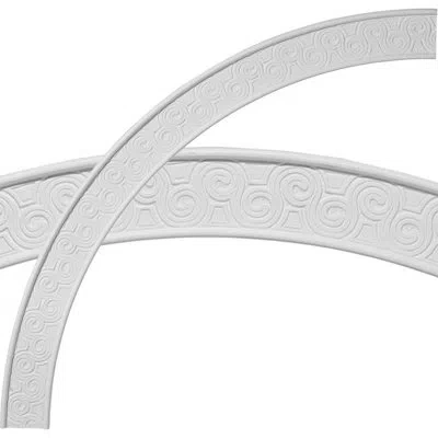 Ekena Millwork 44 1/2"od X 39 1/4"id X 2 3/4"w X 5/8"p Bedford Ceiling Ring Kit In White