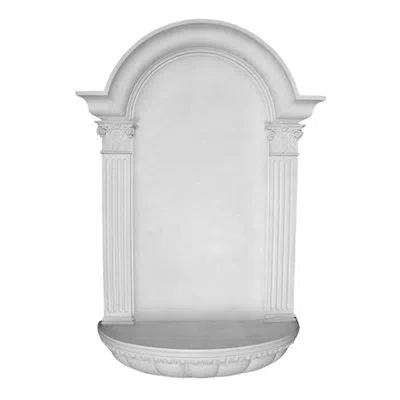 Ekena Millwork 45"h X 27 1/2"w X 7 1/4"d Surface Mount In White