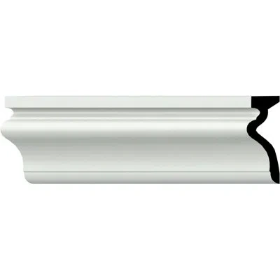 Ekena Millwork 4"h X 1 1/2"p X 94 1/2"l Dylan Window & Door Casing In White